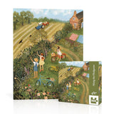 New York Puzzle Company - Along The Hedgerow 100 Piece Mini Puzzle - The Puzzle Nerds