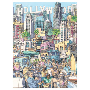 New York Puzzle Company - California Dreaming 500 Piece Puzzle - The Puzzle Nerds  