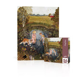 New York Puzzle Company - Dog Days 100 Piece Mini Puzzle - The Puzzle Nerds