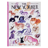 Magazine cover with illustrations of dogs and 'The New Yorker' branding