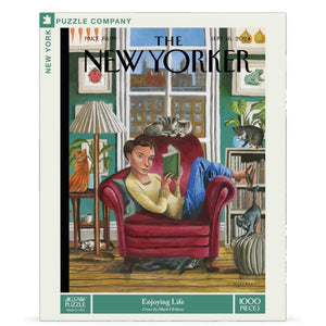 New York Puzzle Company - Enjoying Life 1000 Piece Puzzle - The Puzzle Nerds