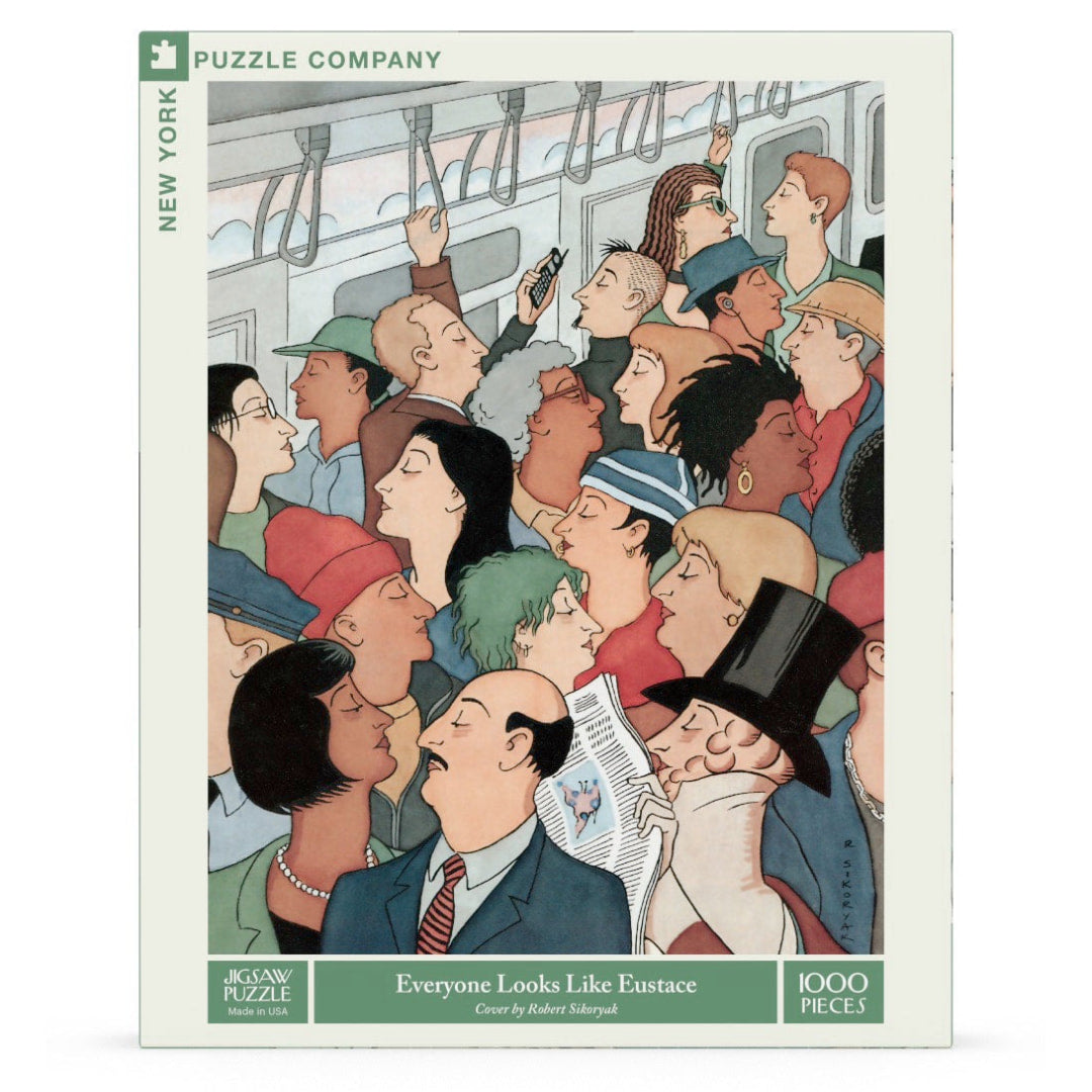 New York Puzzle Company - Everyone Looks Like Eustace 1000 Piece Puzzle - The Puzzle Nerds 