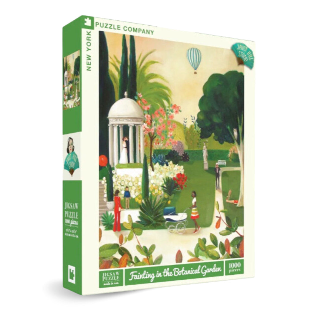 New York Puzzle Company - Fainting In The Botanical Garden 1000 Piece Puzzle - The Puzzle Nerds 