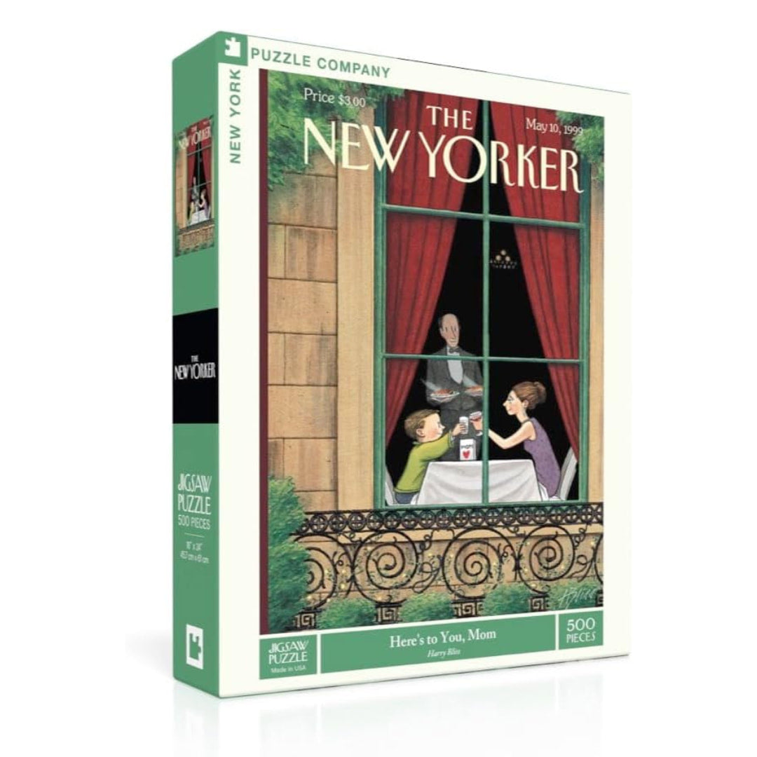New York Puzzle Company - Here's To You, Mom 500 Piece Puzzle  - The Puzzle Nerds 