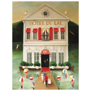 New York Puzzle Company -Hôtel du Lac 1000 Piece Puzzle - The Puzzle Nerds 