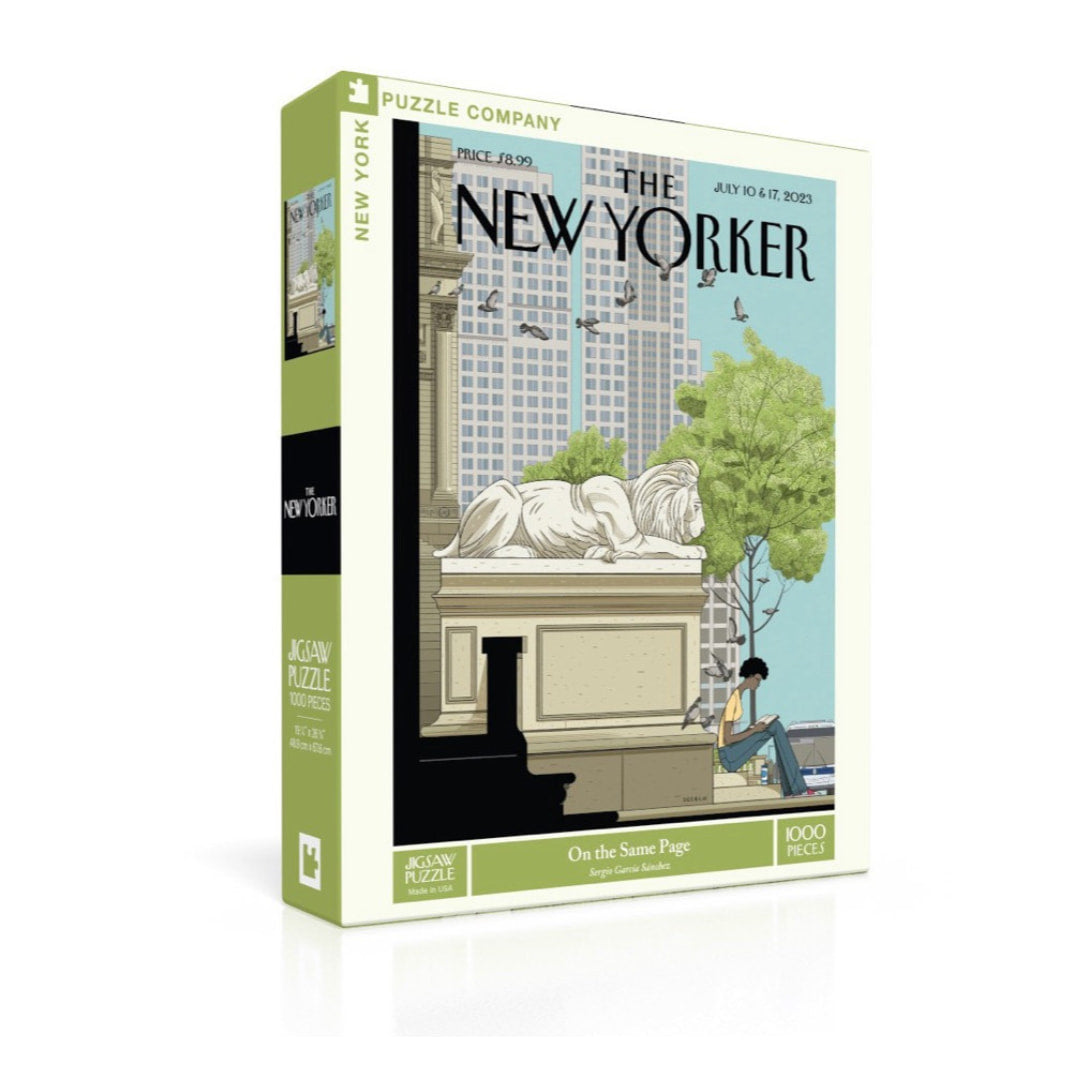 New York Puzzle Company - On The Same Page 1000 Piece Puzzle - The Puzzle Nerds  