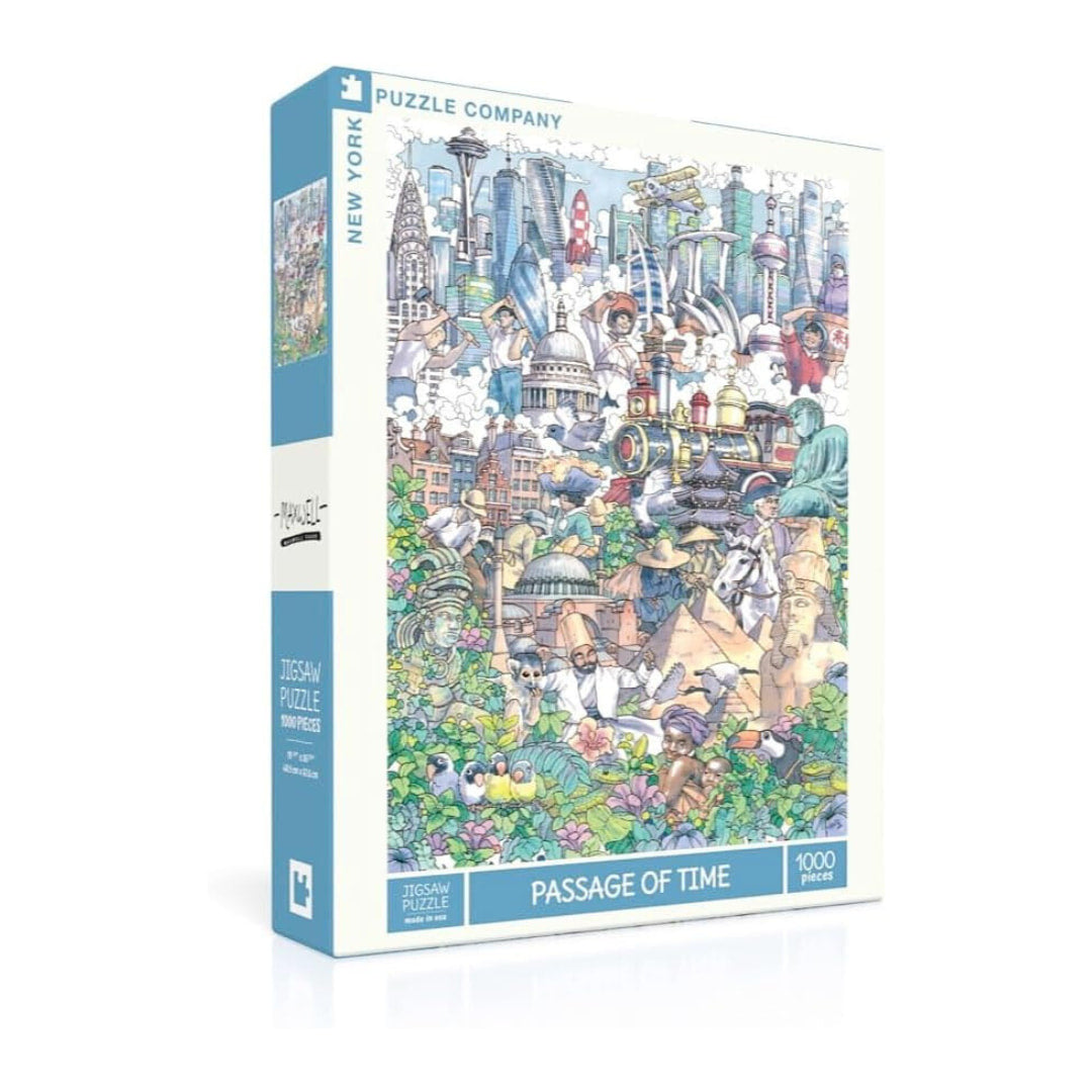 New York Puzzle Company - Passage of Time 1000 Piece Puzzle - The Puzzle Nerds  