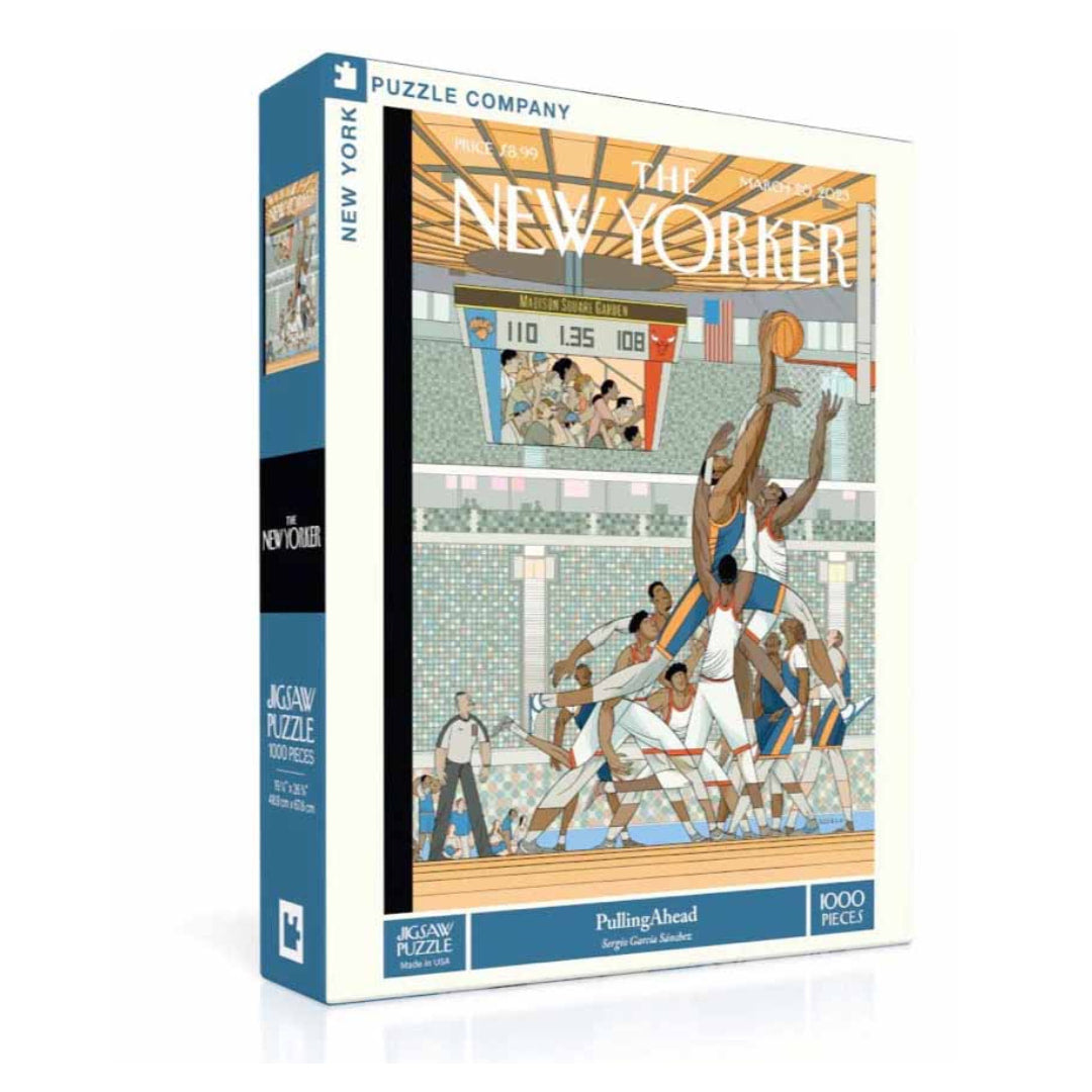 New York Puzzle Company - Pulling Ahead 1000 Piece Puzzle  - The Puzzle Nerds 