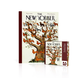 The New Yorker magazine cover with a tree of life illustration on a white background
