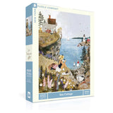 New York Puzzle Company - Sea Cottage 1000 Piece Puzzle - The Puzzle Nerds 