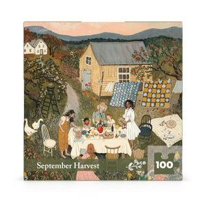 New York Puzzle Company - September Harvest 100 Piece Mini Puzzle - The Puzzle Nerds 