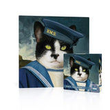 New York Puzzle Company - Simon - Sailor Cat 100 Piece Mini Puzzle - The Puzzle Nerds