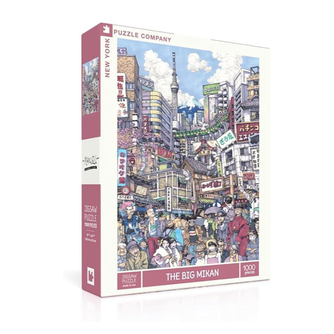 New York Puzzle Company -The Big Mikan 1000 Piece Puzzle - The Puzzle Nerds  