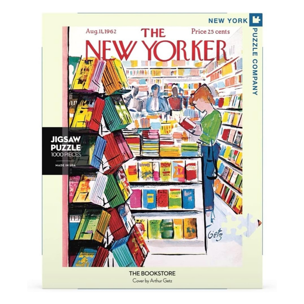 New York Puzzle Company - The Bookstore 1000 Piece Puzzle - The Puzzle Nerds 
