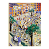 The August 31, 1940, cover of The New Yorker magazine, featuring a detailed, colorful illustration of a busy playground scene with children, trees, buildings, and an American flag. The title 'THE NEW YORKER' is printed across the top.