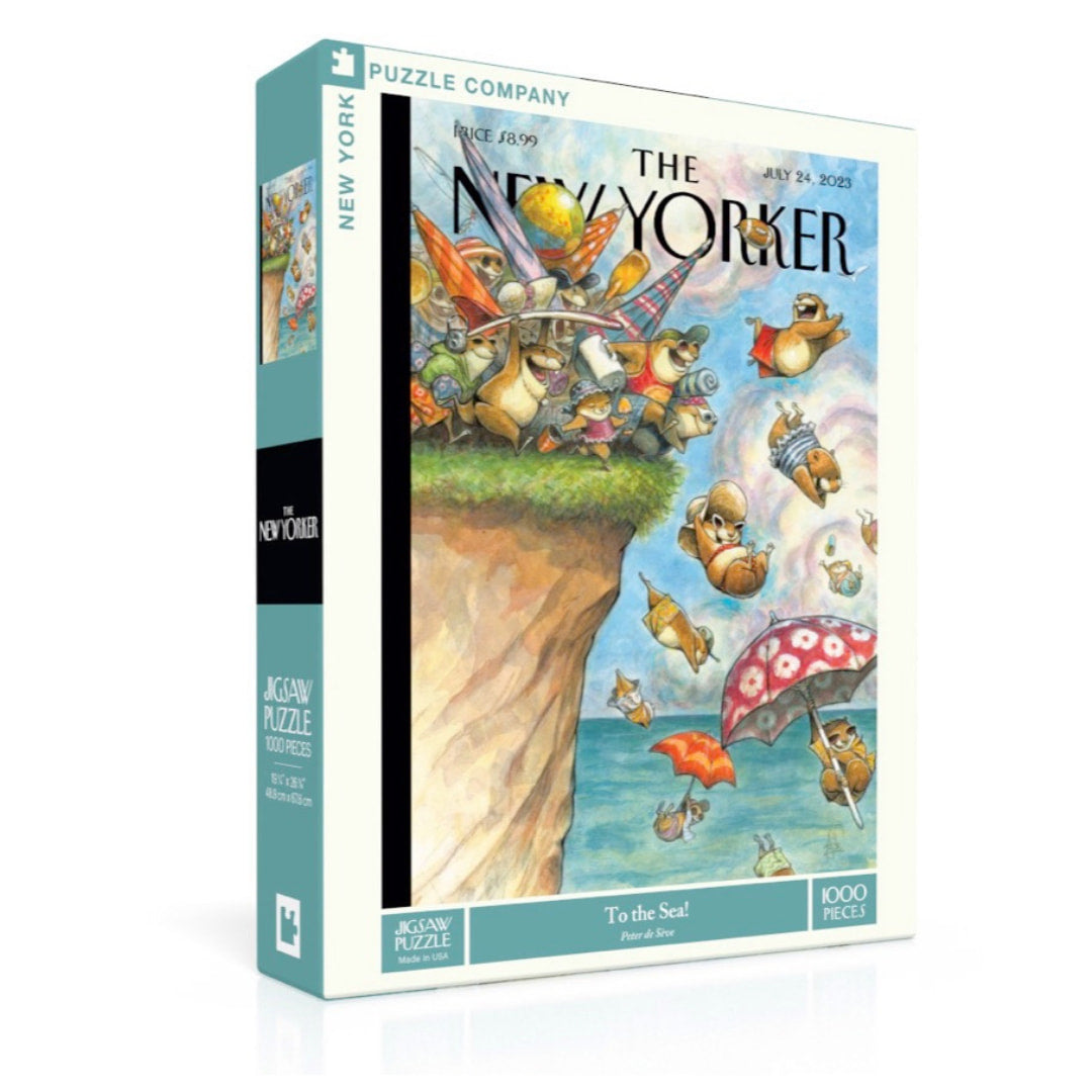 New York Puzzle Company - To The Sea! 1000 Piece Puzzle - The Puzzle Nerds  