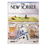 Cover of 'The New Yorker' magazine from March 29, 1976 with a cityscape illustration.