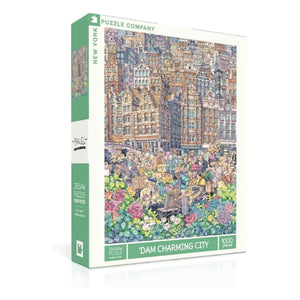 New York Puzzle Company - 'Dam Charming City 1000 Piece Puzzle - The Puzzle Nerds  