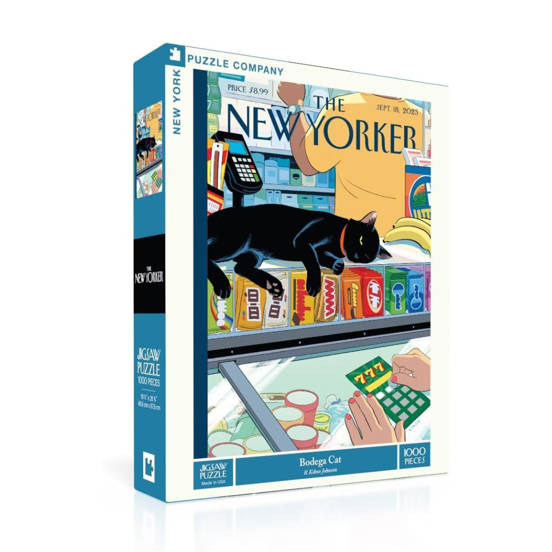 New York Puzzle Company Puzzles - Bodega Cat 1000 Piece Puzzle - The Puzzle Nerds  