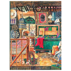 New York Puzzle Company Puzzles - Christmas Attic 1000 Piece Jigsaw Puzzle - The Puzzle Nerds  