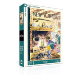 New York Puzzle Company Puzzles - Glo-Logs - 500 Piece Jigsaw Puzzle - The Puzzle Nerds  