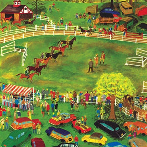 New York Puzzle Company Puzzles - Horse Show 1000 Piece Puzzle - The Puzzle Nerds  