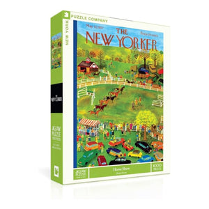 New York Puzzle Company Puzzles - Horse Show 1000 Piece Puzzle - The Puzzle Nerds  