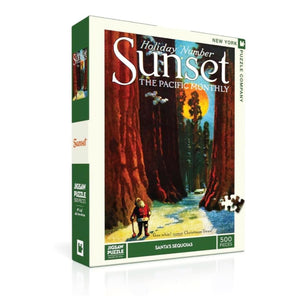 New York Puzzle Company Puzzles - Santa's Sequoias 1000 Piece Jigsaw Puzzle - The Puzzle Nerds  