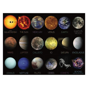 New York Puzzle Company Puzzles - The Solar System 1000 Piece Puzzle - The Puzzle Nerds  