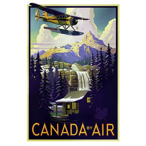 Pacific Puzzle Company - Canada By Air 415 Piece Wooden Puzzle - The Puzzle Nerds  