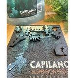 Capilano Suspension Bridge puzzle with packaging in the background