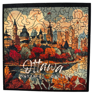 Pacific Puzzle Company -  Ottawa 100 Piece Wooden Puzzle - The Puzzle Nerds