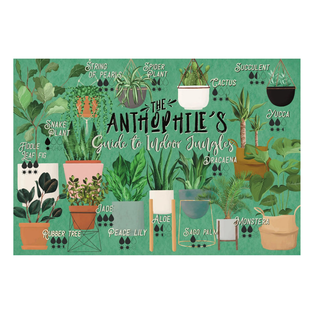 the ant and the rubber tree plant The Anthophile's Guide To Indoor Jungles 475 Piece Wooden Puzzle – The Puzzle Nerds