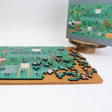 Pacific Puzzle Company - The Anthophile’s Guide To Indoor Jungles 475 Piece Wooden Puzzle - The Puzzle Nerds 