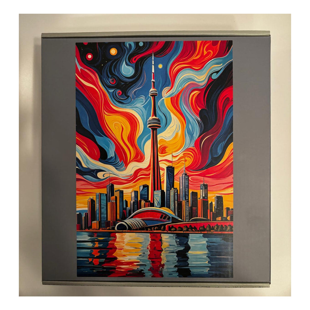 Pacific Puzzle Company -  Toronto Skyline 530 Piece Wooden Puzzle - The Puzzle Nerds  