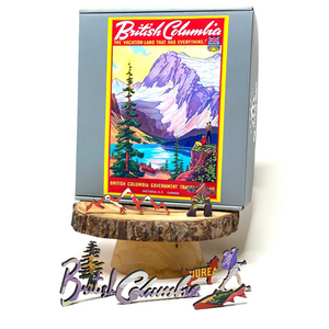 Pacific Puzzle Company - Travel British Columbia 475 Piece Wooden Puzzle - The Puzzle Nerds 