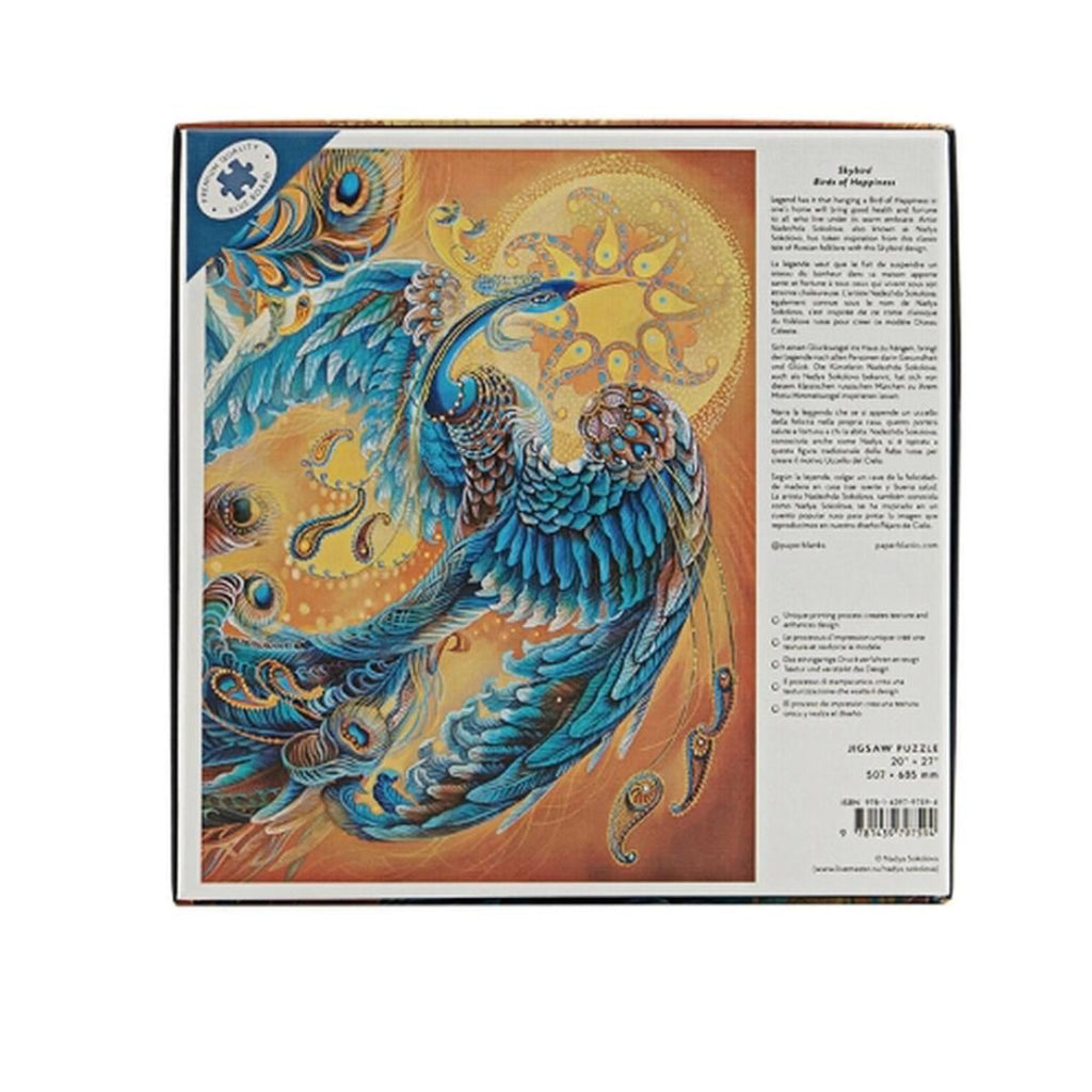 Carnet PB Les Oiseaux du Bonheur Oiseau Céleste Midi N.L. 144pg.: Skybird Birds of Happiness MIDI Unlined Hardcover : Paperblanks Carnet PB Les Oiseaux du Bonheur Oiseau Céleste Midi N.L. 144pg.: Skybird Birds of Happiness MIDI Unlined Hardcover : Paperblanks
