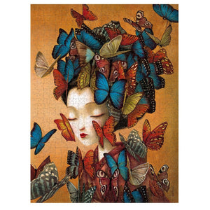 Paperblanks - Madame Butterfly 1000 Piece Puzzle  - The Puzzle Nerds
