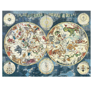 Paperblanks Puzzles - Celestial Planisphere Early Cartography 1000 Piece Jigsaw Puzzle - The Puzzle Nerds 