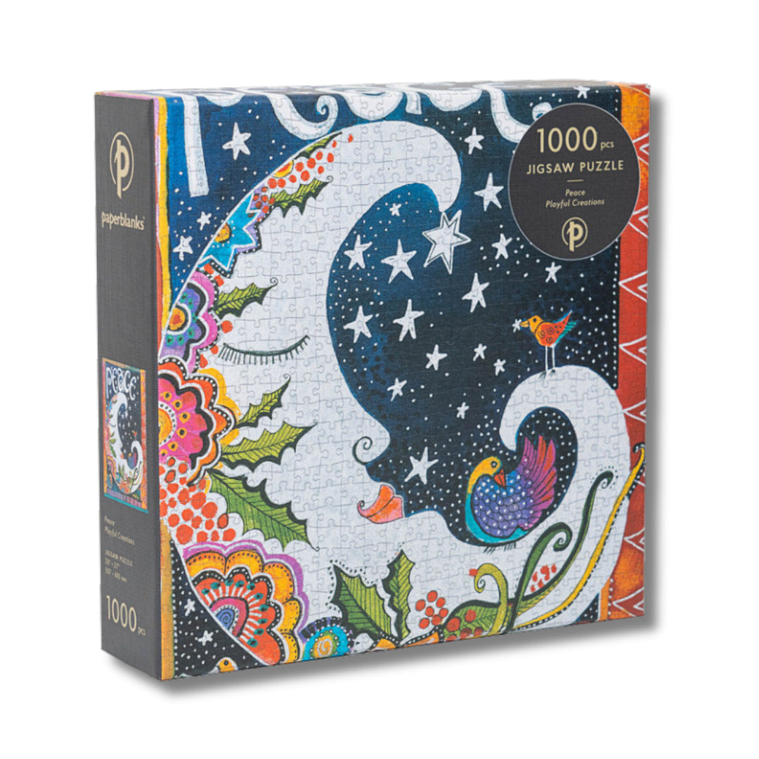 Paperblanks Puzzles - Playful Creations Peace 1000 Piece Puzzle - The Puzzle Nerds  