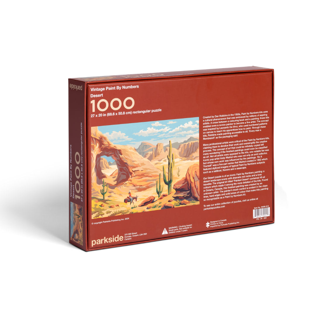 Parkside Puzzles - Desert 1000 Piece Puzzle - The Puzzle Nerds  