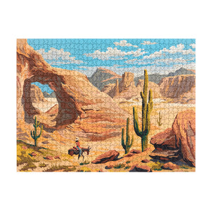 Parkside Puzzles - Desert 1000 Piece Puzzle - The Puzzle Nerds  