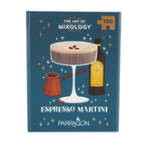 Puzzle box for 'The Art of Mixology' series featuring an Espresso Martini illustration.