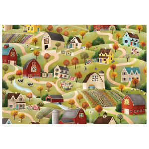 Penny Puzzles - Folks On The Hill 150 Piece Mini Penny Puzzle - The Puzzle Nerds 