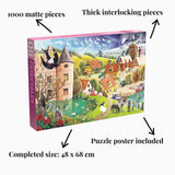 Penny Puzzles - Home of Fairytales 1000 Piece Jigsaw Puzzle - The Puzzle Nerds 