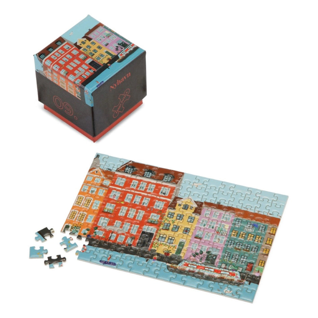 Penny Puzzles - Nyhavn 150 Piece Mini Penny Puzzle - The Puzzle Nerds 