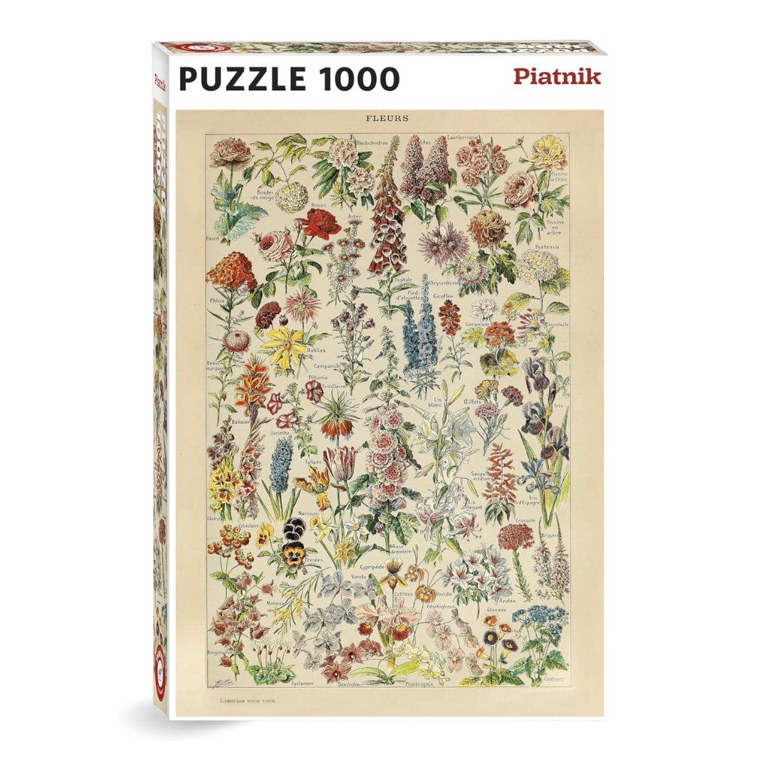 Piatnik Puzzles - Flowers 1000 Piece Puzzle - The Puzzle Nerds  