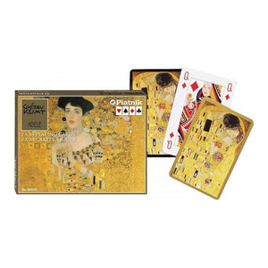 Piatnik Puzzles - Gustav Klimt Adele Double Deck Playing Cards - The Puzzle Nerds  