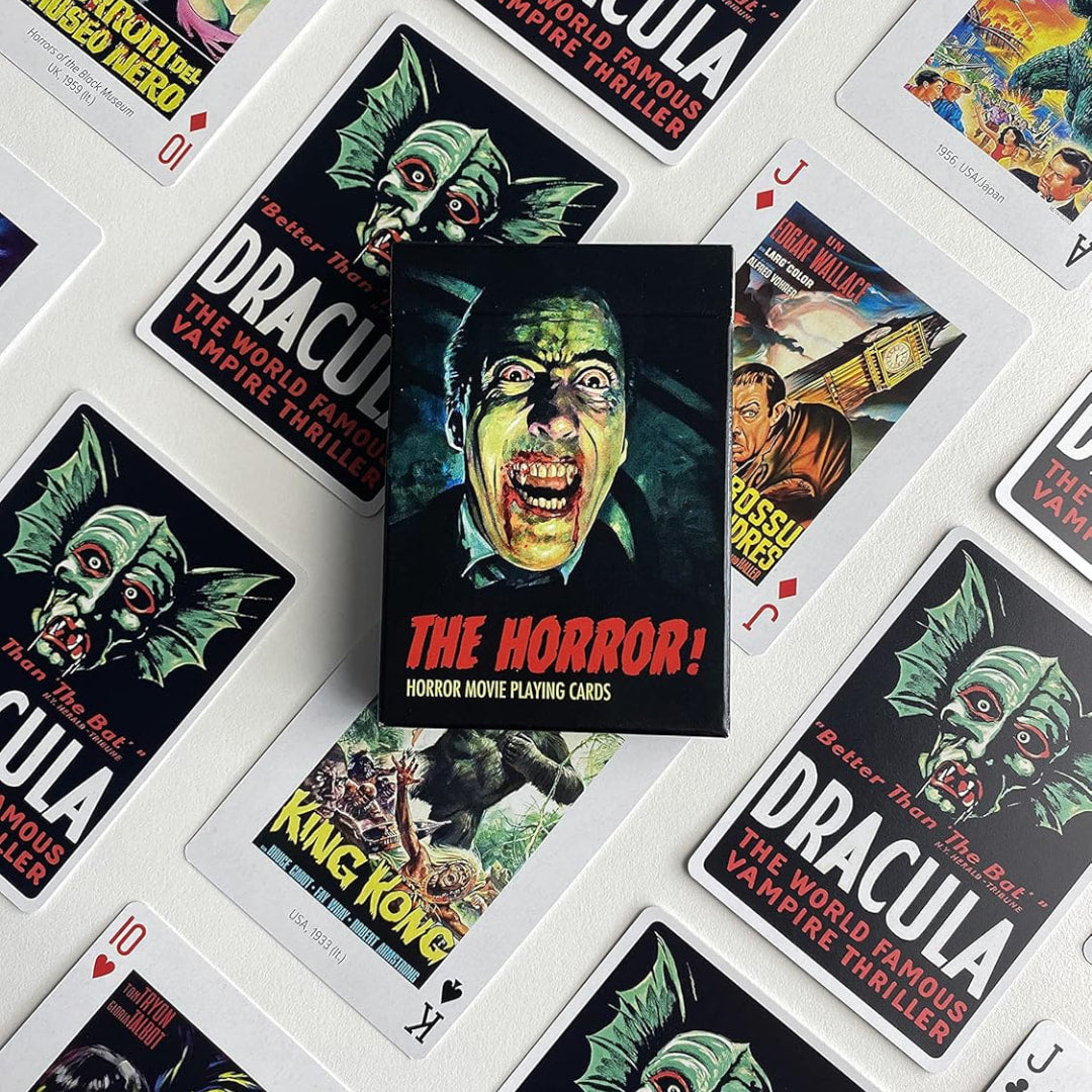 Piatnik Puzzles - The Horror! Horror Movie Playing Cards - The Puzzle Nerds  