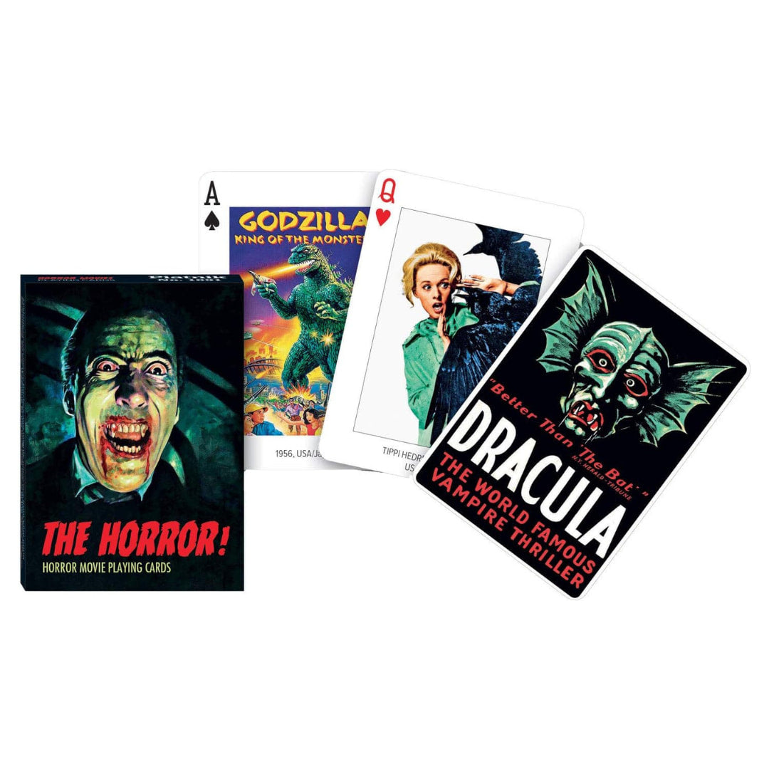 Piatnik Puzzles - The Horror! Horror Movie Playing Cards - The Puzzle Nerds  